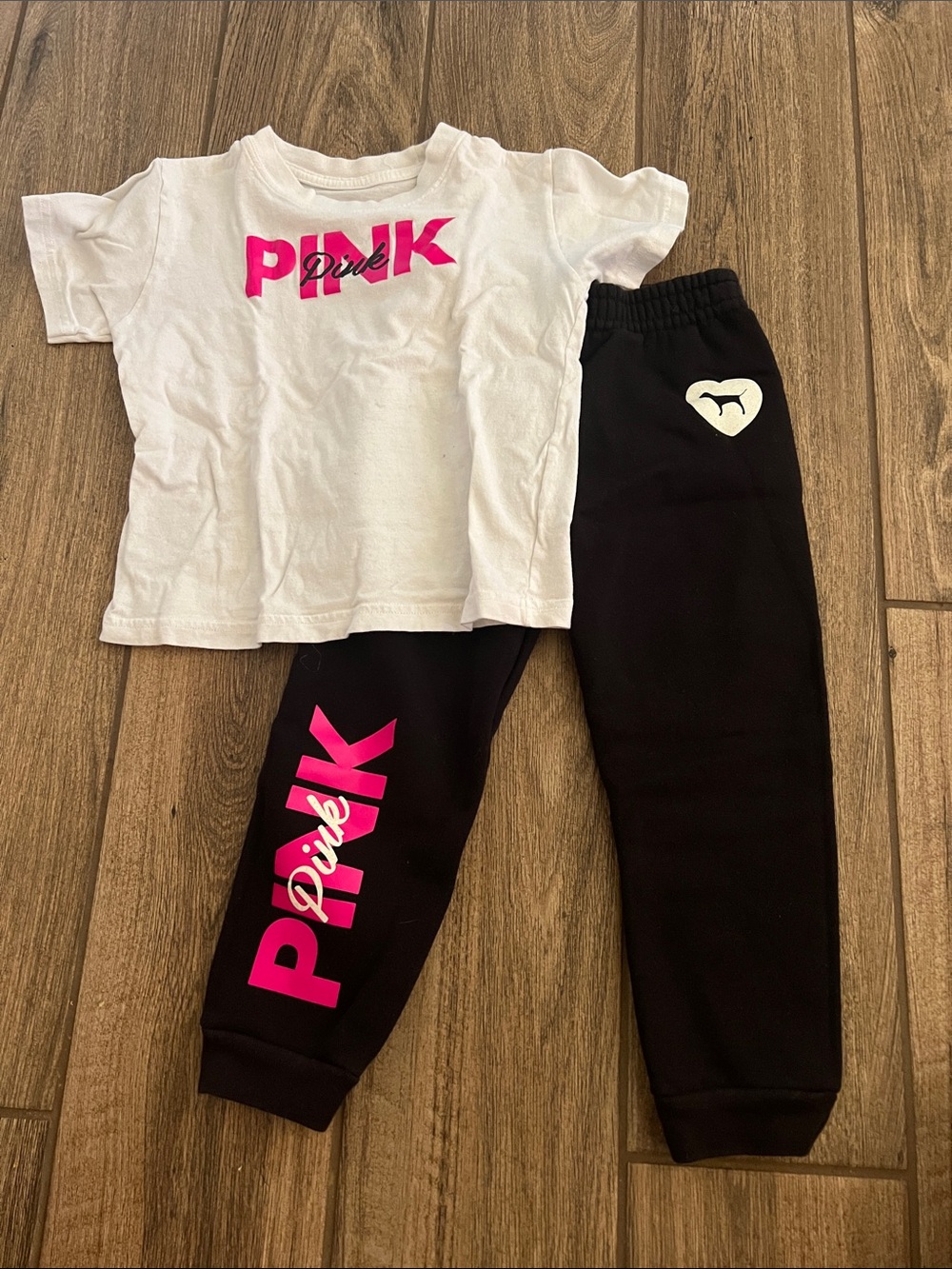 Toddler girl size 4 custom PINK outfit